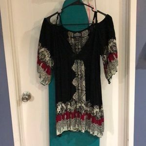 Black and red Blouse